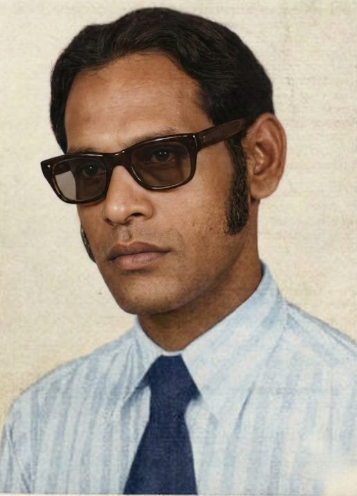 Dr. Surgrim Harry Oemrawsing colorized photo