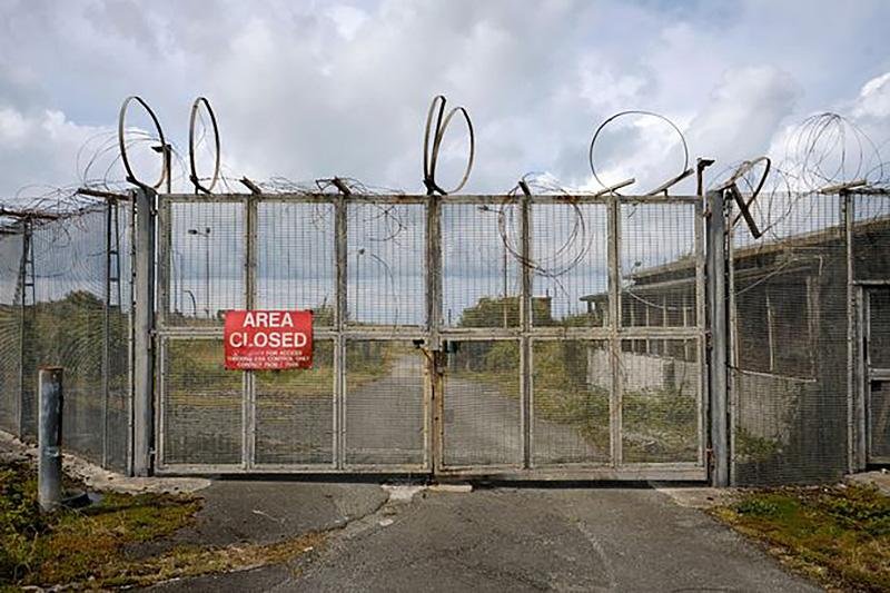 Entrance to the area at St.Magwan Air Base Entrance to the area at St.Magwan Air Base