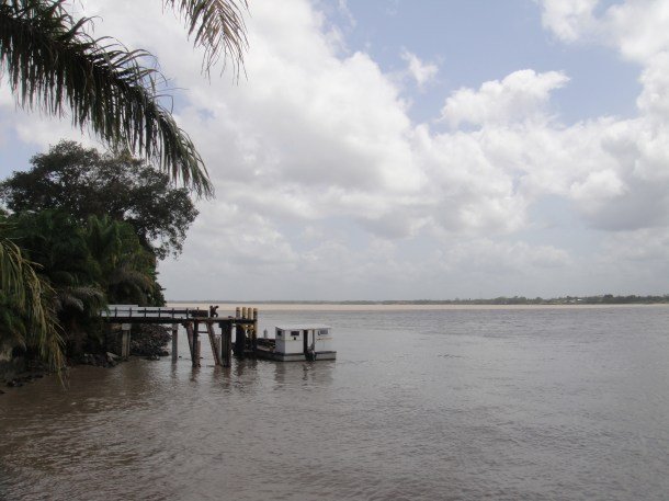 suriname-paramaribo (10) River access to Paramaribo, Suriname
