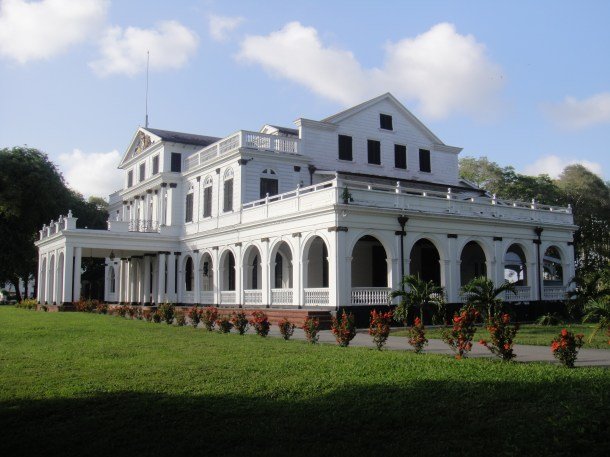 suriname-paramaribo (22) Presidential Palace in Paramaribo, Suriname